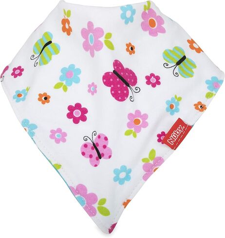 Nuby 2-pk Dribble Catcher Bandana bibs, Super Absorbent Drool Bib with Soft Comfort Neckline, Boy in Saudi Arabia