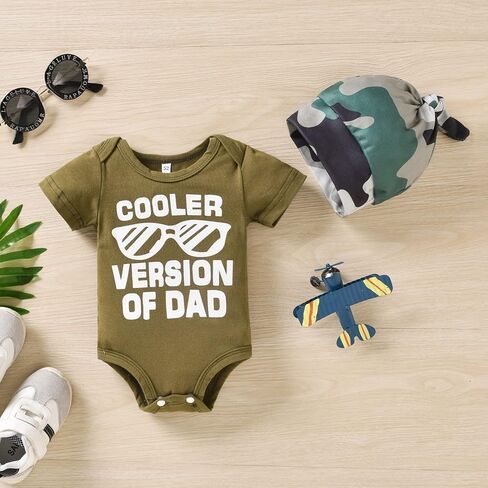 HIHA Preemie Newborn Infant Baby Boys Girls I Am New Here Bodysuit Pant Hat for Unisex Outfits in Saudi Arabia