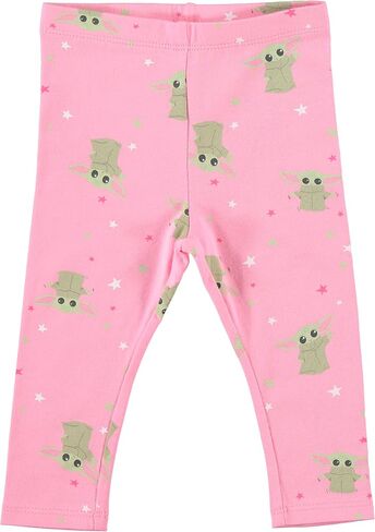 STAR WARS Baby Girls Baby Yoda 3 Piece Short Sleeve Bodysuit Pull-on Pants and Accessory in Saudi Arabia