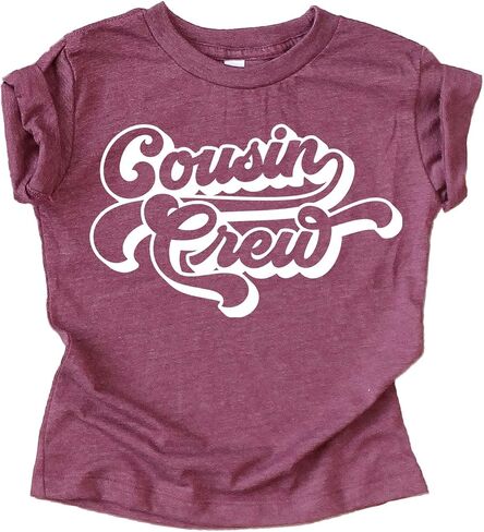 Vintage Retro Cousin Crew Shirts and Bodysuits for Cousin Matching T Shirts in Kuwait