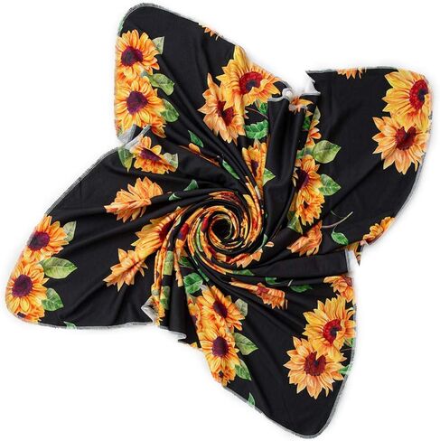 Galabloomer Newborn Receiving Blanket Headband Set Baby Flower Swaddle in Saudi Arabia