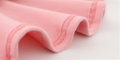 Toddler Baby Girls Long Sleeve Cotton Dress Solid Ruffle Tops in Saudi Arabia