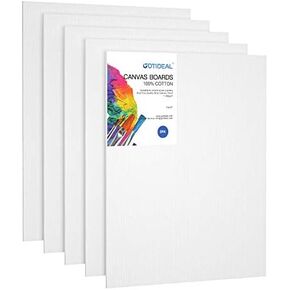 GOTIDEAL Canvas Boards, 8x10 inch Set of 10, Art Supplies Canvas Panel in Saudi Arabia