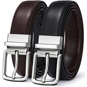 BULLIANT Men's Belt, Reversible Belt 1.25" For Mens Casual Golf Dress pants shirts,One Reverse For 2 Sides in Saudi Arabia