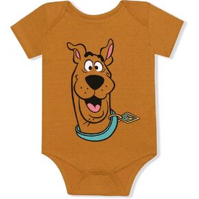 Warner Bros Scooby Doo Boys’ Short Sleeve Bodysuit for Newborn and Infant – Brown in Saudi Arabia