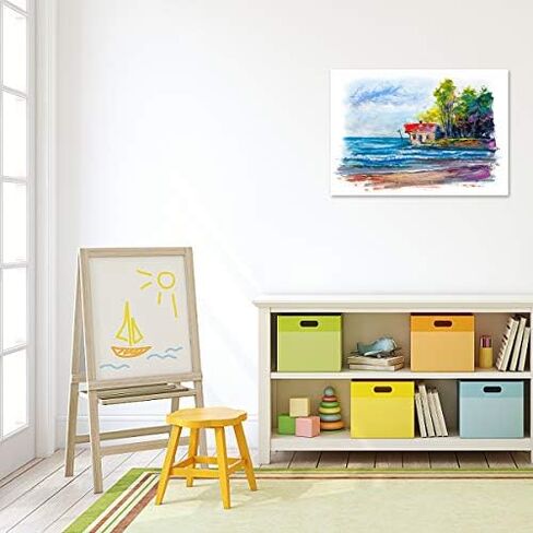 GOTIDEAL Canvas Boards, 8x10 inch Set of 10, Art Supplies Canvas Panel in Kuwait