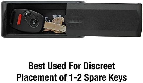Master Lock 207D Magnetic Key Holder, 1-2 Key Capacity, Black & Lucky Line Extra Large Magnetic Key Hider Case Key Holder for Large Keys (9121) in Saudi Arabia