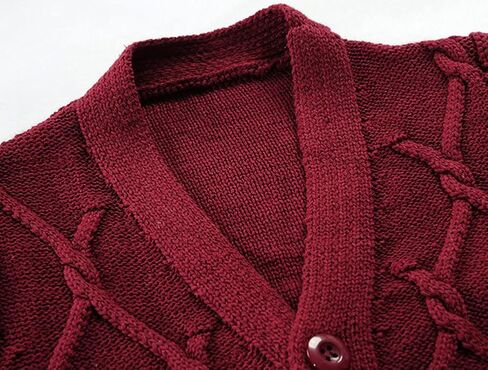 Baby Toddler Boys Cardigan Sweater Cable Knit Button Closure V Neck Jacket Kids Long Sleeve Classic Spring Winter Outwear in Kuwait