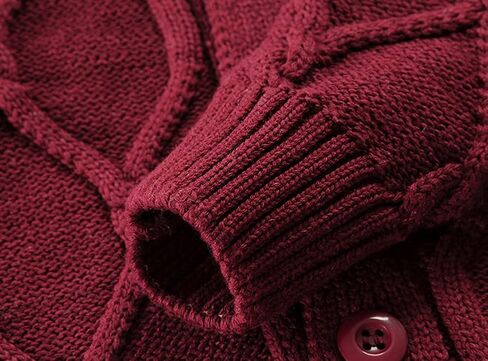 Baby Toddler Boys Cardigan Sweater Cable Knit Button Closure V Neck Jacket Kids Long Sleeve Classic Spring Winter Outwear in Kuwait