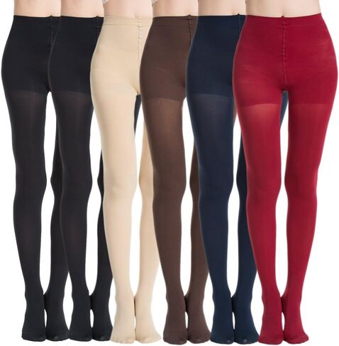 MANZI Run Resistant Control Top Panty Hose Opaque Tights in Kuwait
