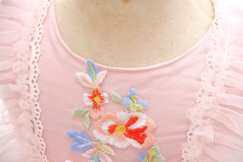 Weileenice Girls Kids Tulle Flower Dress Baby Girl Princess Christmas Pageant Birthday Party Dresses in Kuwait