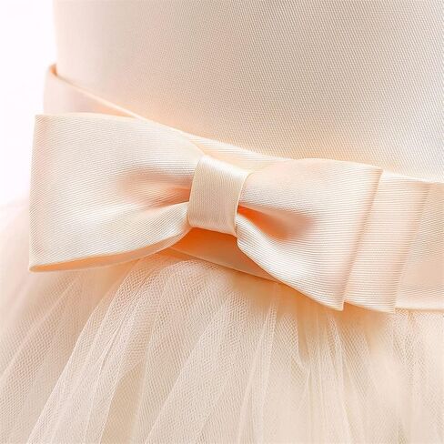 NSSMWTTC 3M-9T Baby Pageant Dress Toddler Girls Tutu Gown Flower Wedding Dresses in Kuwait