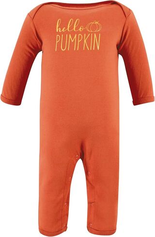 Hudson Baby Girls Unisex Cotton Coveralls, Cutest Pumpkin, 0-3 Months, Cutest Pumpkin, 0-3 Months US in Saudi Arabia