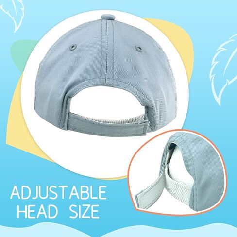 BAVST Boy Baseball Cap for Baby Toddler Girls Summer Cap Sun Protection Dinosaur Kids Trucker Hats for 1-3Years Old in Saudi Arabia