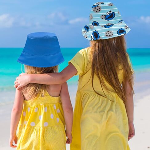 Sesame Street Kids Bucket Hat, Toddler Bucket Hat, Baby Boy & Girl Beach Hat, Sun Hat for Toddlers Featuring Elmo in Kuwait