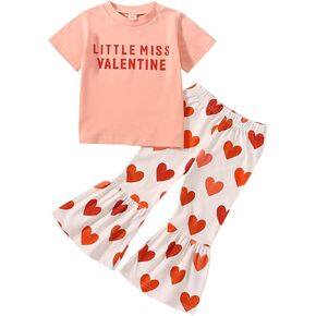 Baby Girl Halloween Outfit Pumpkin Pie Crewneck Sweatshirt Shirt Top Bell-Bottom Pants Sets Cute Toddler Clothes in Saudi Arabia