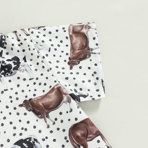 fhutpw Baby Toddler Boy Outfits 2T 3T 4T 5T Clothes Summer Kids Pattern Short Sleeve Button Down Shirt & Shorts Set in Kuwait