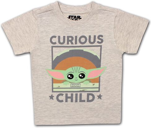 طقم تي شيرت وشورت للأولاد الصغار من STAR WARS Baby Yoda - أخضر/رمادي in Saudi Arabia