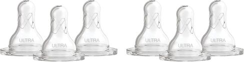 Dr. Brown's Natural Flow Baby Bottle Nipple - Ultra-Preemie, Super Slow Flow - 6pk - 0m+ in Saudi Arabia