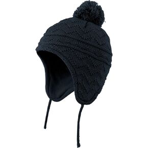 Connectyle Toddler Boys Girls Fleece Lined Knit Kids Hat with Earflap Winter Hat