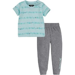 Hurley Boys' Graphic T-Shirt and Joggers 2-Piece Set in Saudi Arabia