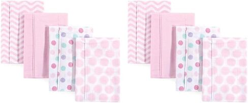 Luvable Friends Unisex Baby Cotton Flannel Burp Cloths, ABC, One Size (Pack of 2) in Saudi Arabia