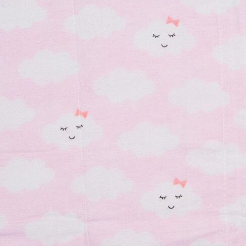 Luvable Friends Unisex Baby Cotton Flannel Burp Cloths, ABC, One Size (Pack of 2) in Kuwait