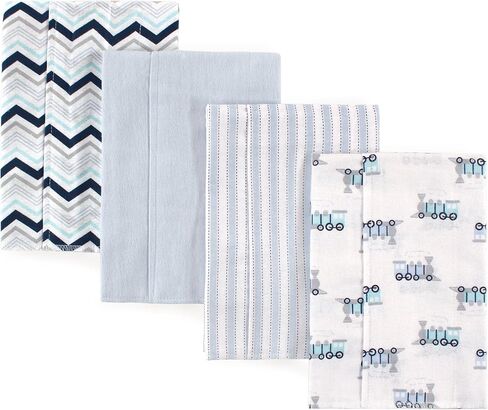 Luvable Friends Unisex Baby Cotton Flannel Burp Cloths, ABC, One Size (Pack of 2) in Saudi Arabia