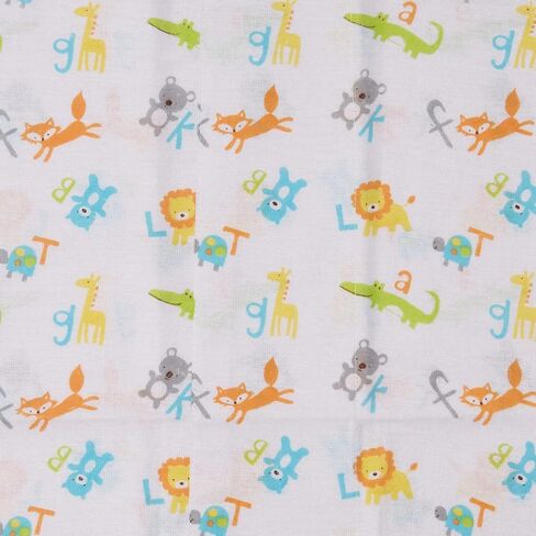 Luvable Friends Unisex Baby Cotton Flannel Burp Cloths, Rainbow, One Size in Kuwait