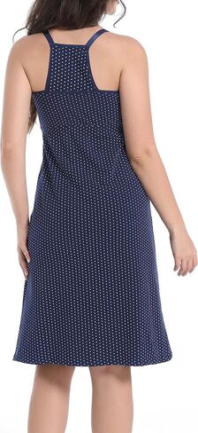 SUIEK 3-Pack Maternity Nursing Nightgown Cotton Breastfeeding Dress Pregnancy Tank Tops Sleepwear in Kuwait