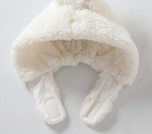 LLmoway Toddler Baby Winter Hats with Earflaps Sherpa Beanie Warm Cap Boys Girls in Kuwait