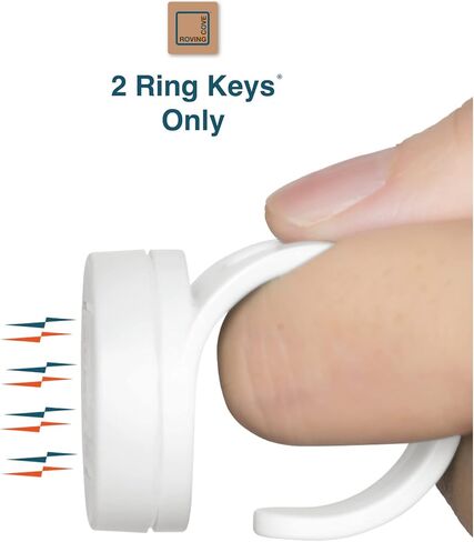 RovingCove Ergonomic Magnetic Cabinet Baby Locks 12-pk, Child Proof Drawer Cupboard Latches, 3M Adhesive, Easy Install with Starter Tape System, 12 Locks 2 Ring Keys in Kuwait