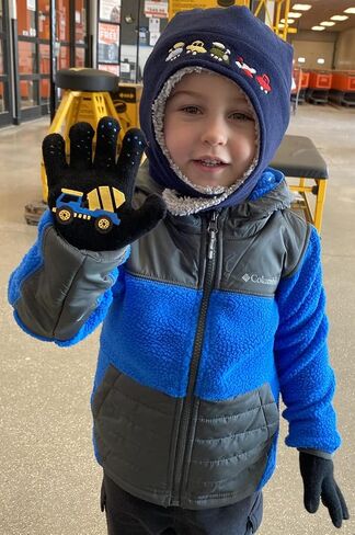 N'Ice Caps Kids Magic Stretch Gloves Mitten 3 Pairs Toddler Winter | Stretchy 5% Elastic Material for Boys and Girls Easy-On Fit, 95% Acrylic Fabric Provides Warmth in Cold Weather and Snow-Play in Saudi Arabia