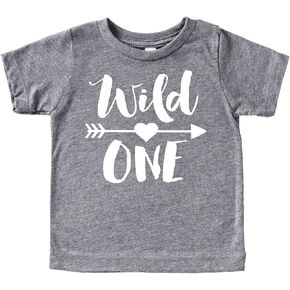 Wild One 1st Birthday Shirt for Baby Girls First Birthday Outfit