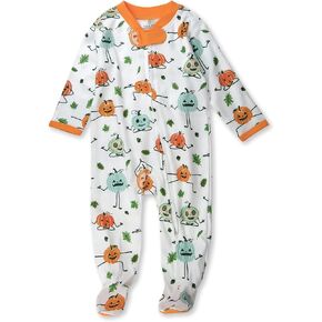 HonestBaby Sleep and Play Footed Pajamas One-Piece Sleeper Jumpsuit Zip-Front Pjs Organic Cotton for Baby Boys, Unisex in Saudi Arabia