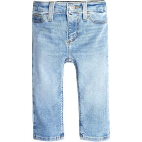 Gerber Unisex Baby Toddler Straight Leg Stretch Jeans, Light Blue Denim in Saudi Arabia