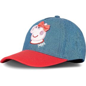 Hasbro Girls' Baseball Cap, Peppa Pig Adjustable Toddler Hat for Ages 2-4