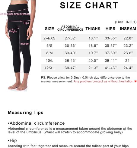 POSHDIVAH Maternity Capri Leggings with Pockets Pregnancy Workout Pants | Over The Belly, Soft Stretch, Breathable, High Rise, No Front Seam, Yoga, Active Wear, Postpartum in Saudi Arabia