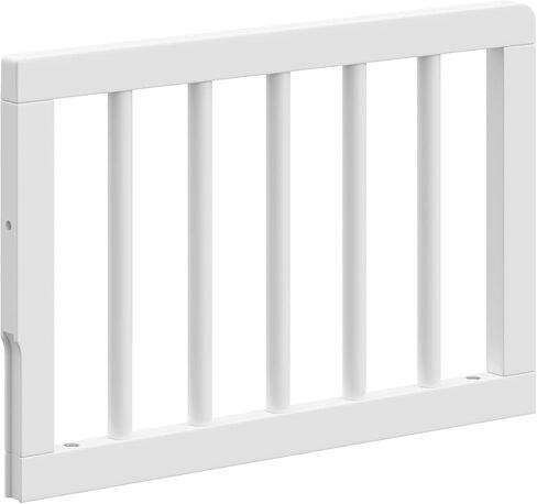 Universal Toddler Safety Guardrail-Dowels (White) - GREENGUARD Gold Certified, Safety Guardrail for Convertible Crib Conversion to Toddler Bed, Non-Toxic Finish in Saudi Arabia