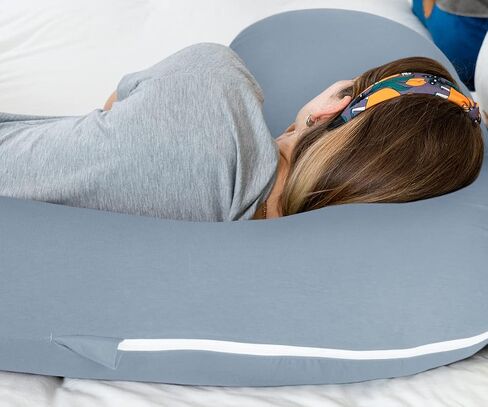 INSEN Pregnancy Pillow for Sleeping,Maternity Body Pillow for Pregnancy Women,Pregnancy Support Pillow for Back, Hip Pain,Grey in Saudi Arabia