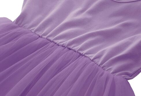 Girls Tutu Tulle Ruffle Sleeve Party Dress in Saudi Arabia