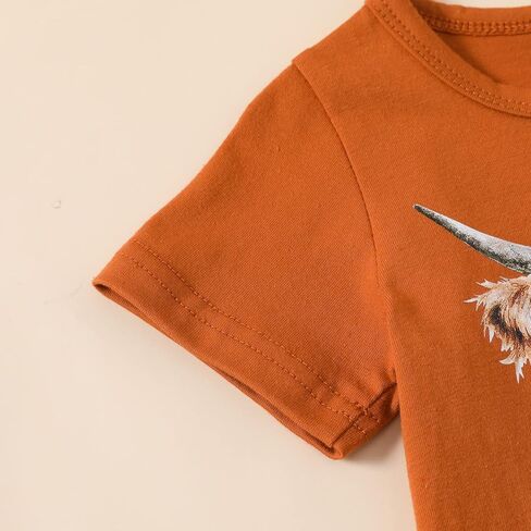 مجموعة ملابس Jeinxcn للأطفال الصغار والبنات بأكمام طويلة وبلوفر وبنطلون متوهج بالورود in Kuwait