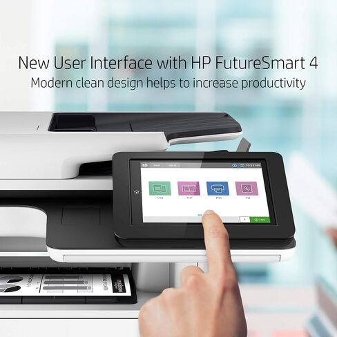 HP LaserJet Enterprise MFP M528f Monochrome All-in-One Printer with built-in Ethernet & 2-sided printing (1PV65A) in Saudi Arabia