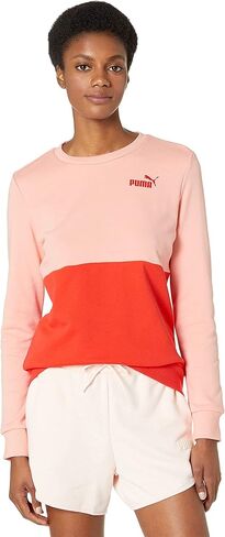 PUMA Women's Essentials+ Colourblock Crew Neck in Saudi Arabia