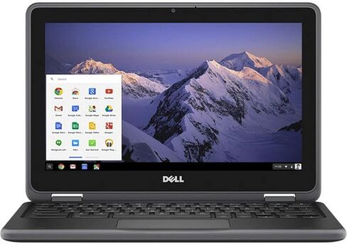Dell 3100 11.6" Touchscreen 2 in 1 Chromebook 11, Intel Celeron N4020, 4GB RAM, 32GB Flash Memory, Chrome OS (J0JW4) in Saudi Arabia