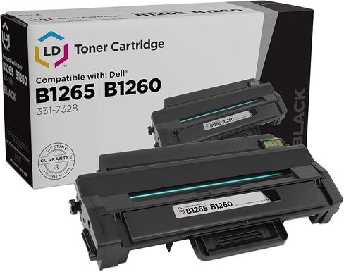 حبر متوافق مع LD لاستبدال خرطوشة الحبر الأسود Dell 331-7328 (RWXNT) لطابعة الليزر Dell B1260dn وB1265dnf in Saudi Arabia