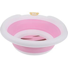 DOITOOL Folding Washbasin Sink Tub Infant Bath Tub Newborn Bath Tub Collapsible Dish Pan Laundry Basket Collapsible Washing up Bowl Kitchen Cleaning Basin Thicken Wash Basin Face Bathtub