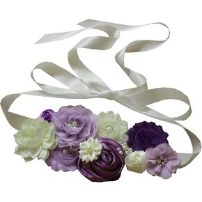 nania maternity pregnancy sash for Mon to be baby shower sash flower sash