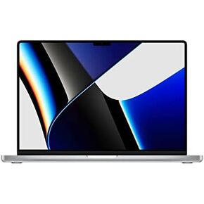 أواخر 2021 Apple MacBook Pro مع شريحة Apple M1 Pro (16 بوصة، 16 جيجابايت رام، 512 جيجابايت SSD) فضي (متجدد) in Kuwait