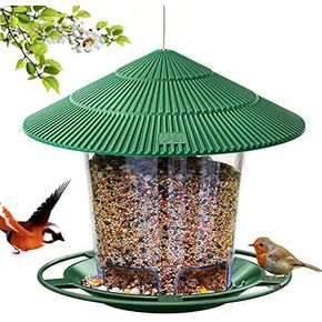 Wild Bird Feeders for Outside, Hanging Bird Feeder Squirrel Proof, Outdoor Birds Feeders Wild Bird Seed, Garden Yard Decoration (Purple) in Saudi Arabia